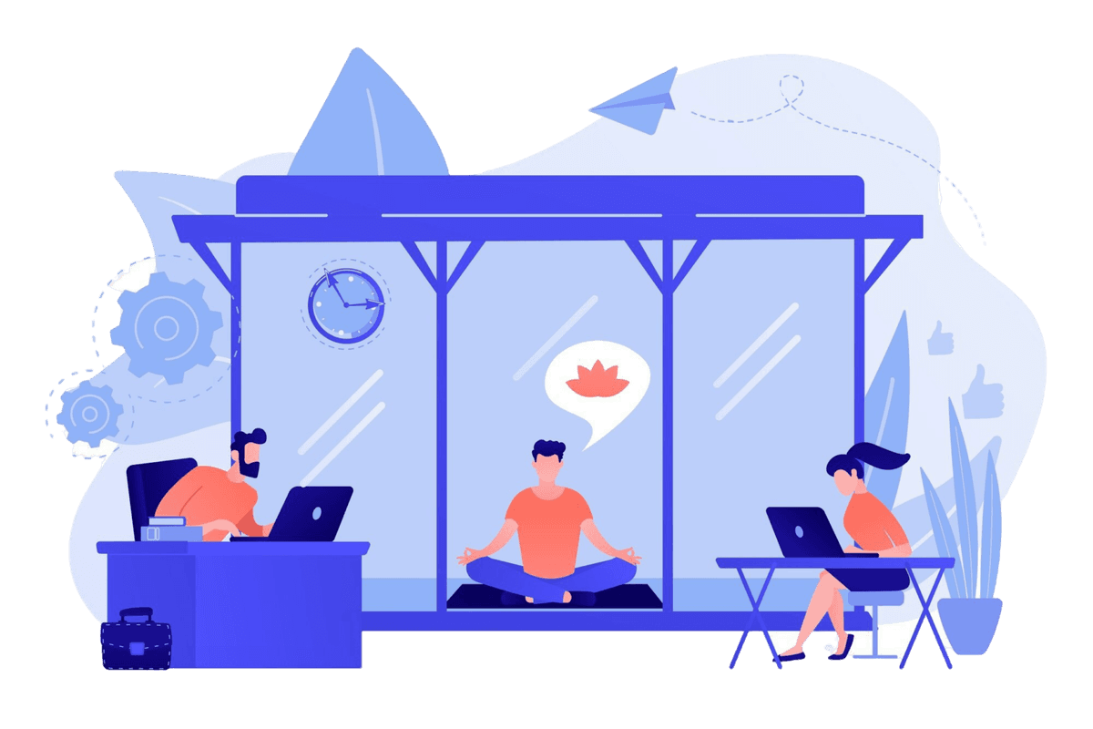 Reelax team collaboration illustration