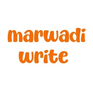 Marwadi Write